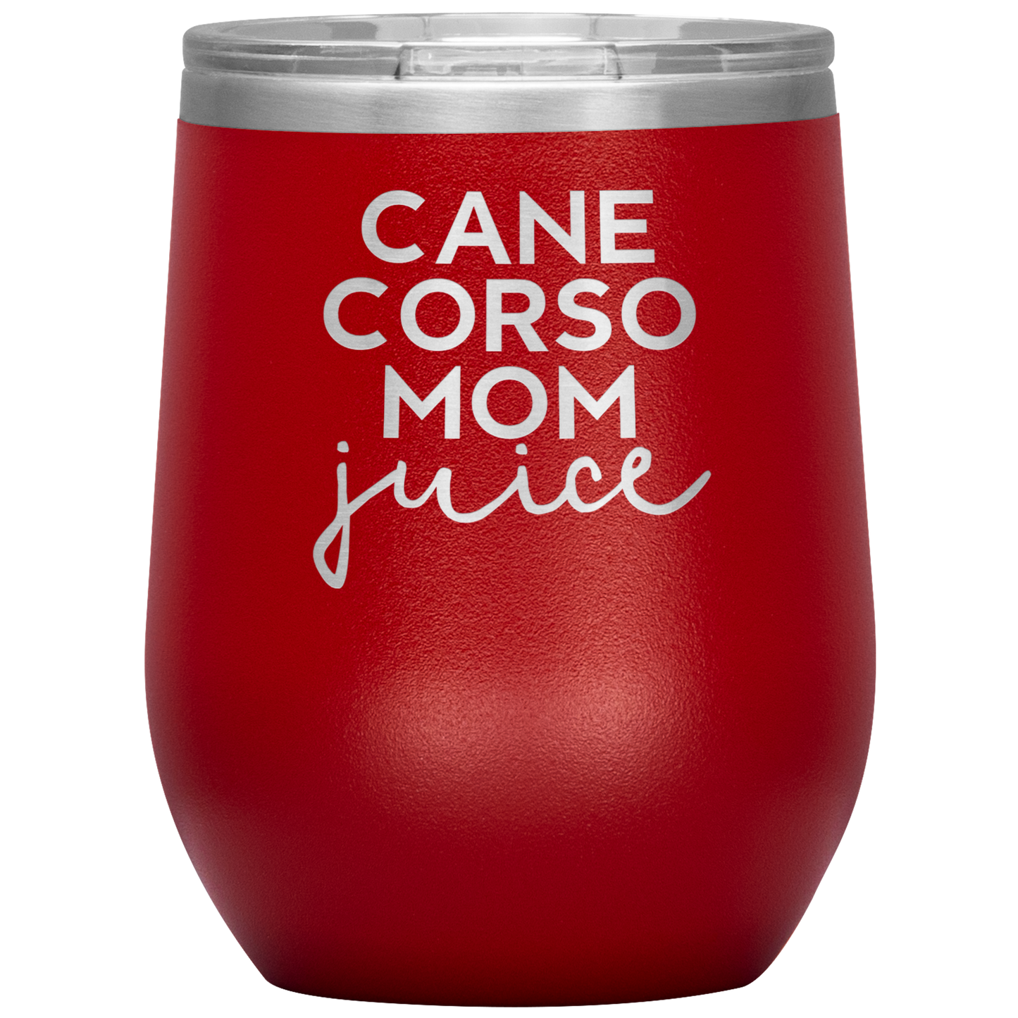 Cane Corso Mamma Wine Tumbler, Cane Corso Mamma Doni, Cane Corso Mamma Wine Cup, Regali di compleanno per Uomini e Donne