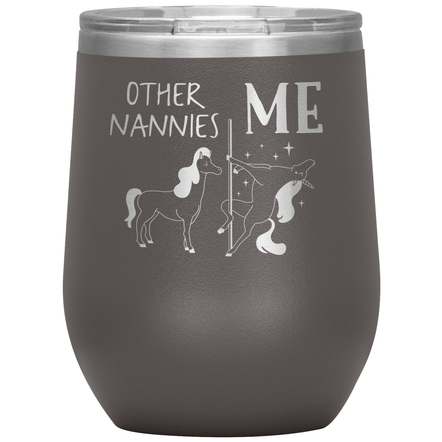 Nanny Wine Tumbler, Nanny Gifts, Travel Wine Cup, Birthday Gifts for Men and Women