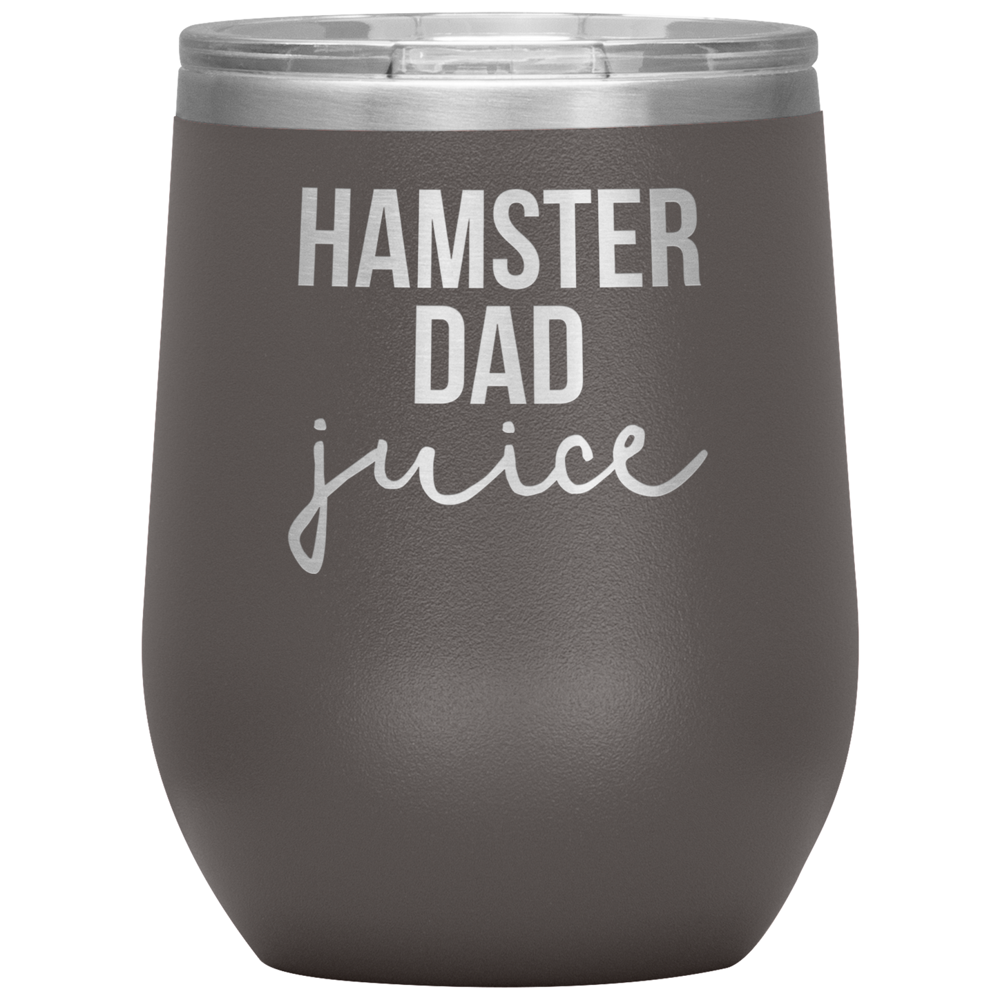 Hamster Dad Wine Tumbler, Hamster Dad Gifts, Travel Wine Cup, Birthday Gifts for Men and Women