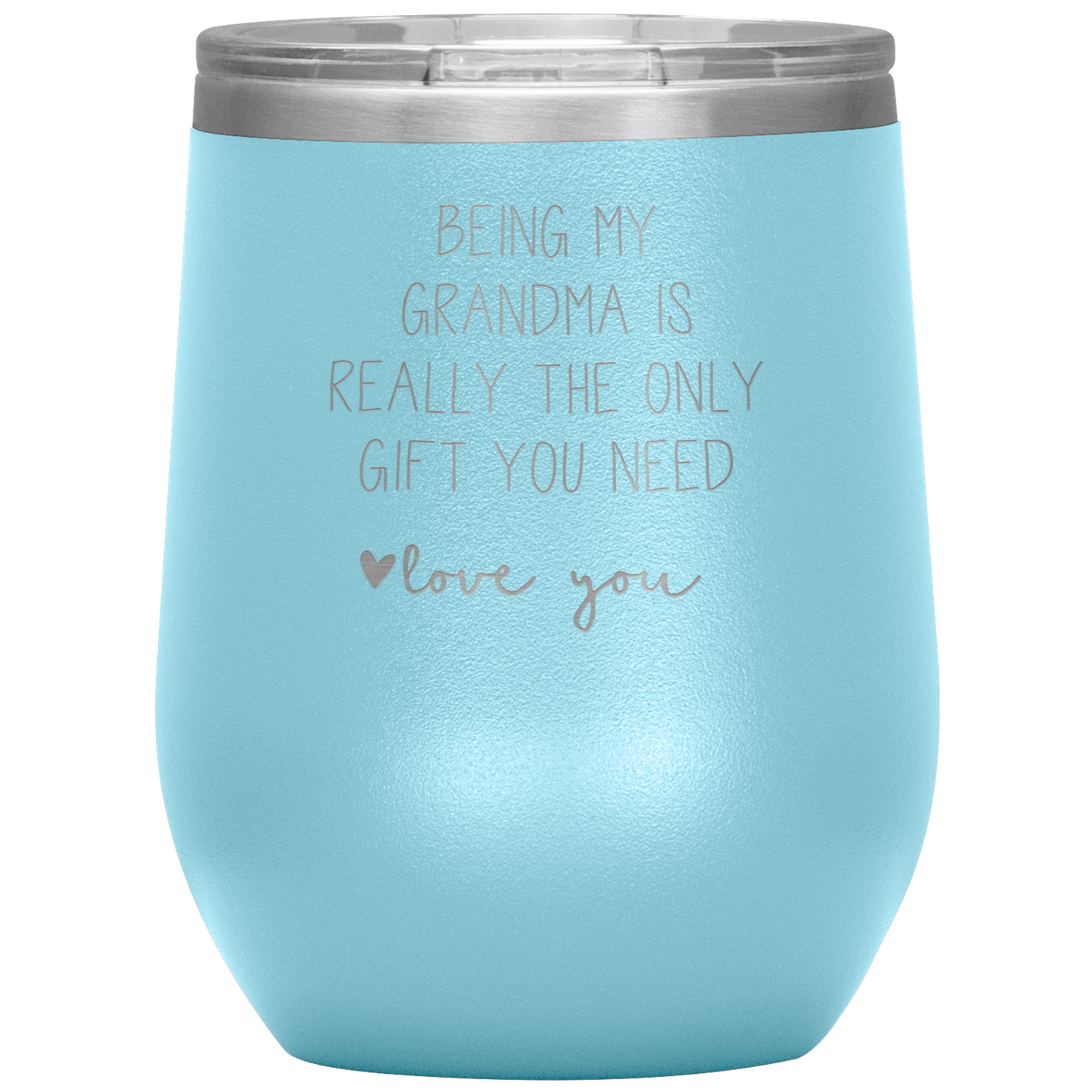 Grandma Wine Tumbler, Grandma Gifts, Travel Wine Cup, Birthday Gifts for Men and Women