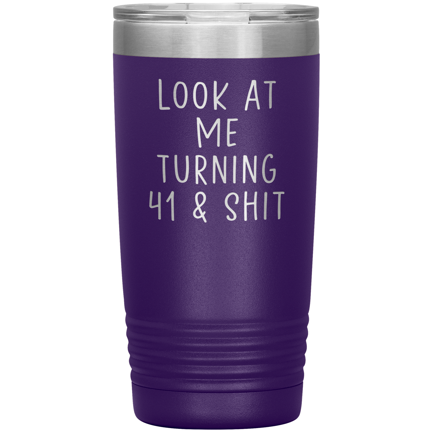 41st Birthday Tumbler, 41st Birthday Gifts, Travel Coffee Mug, Birthday Gifts for Men and Women