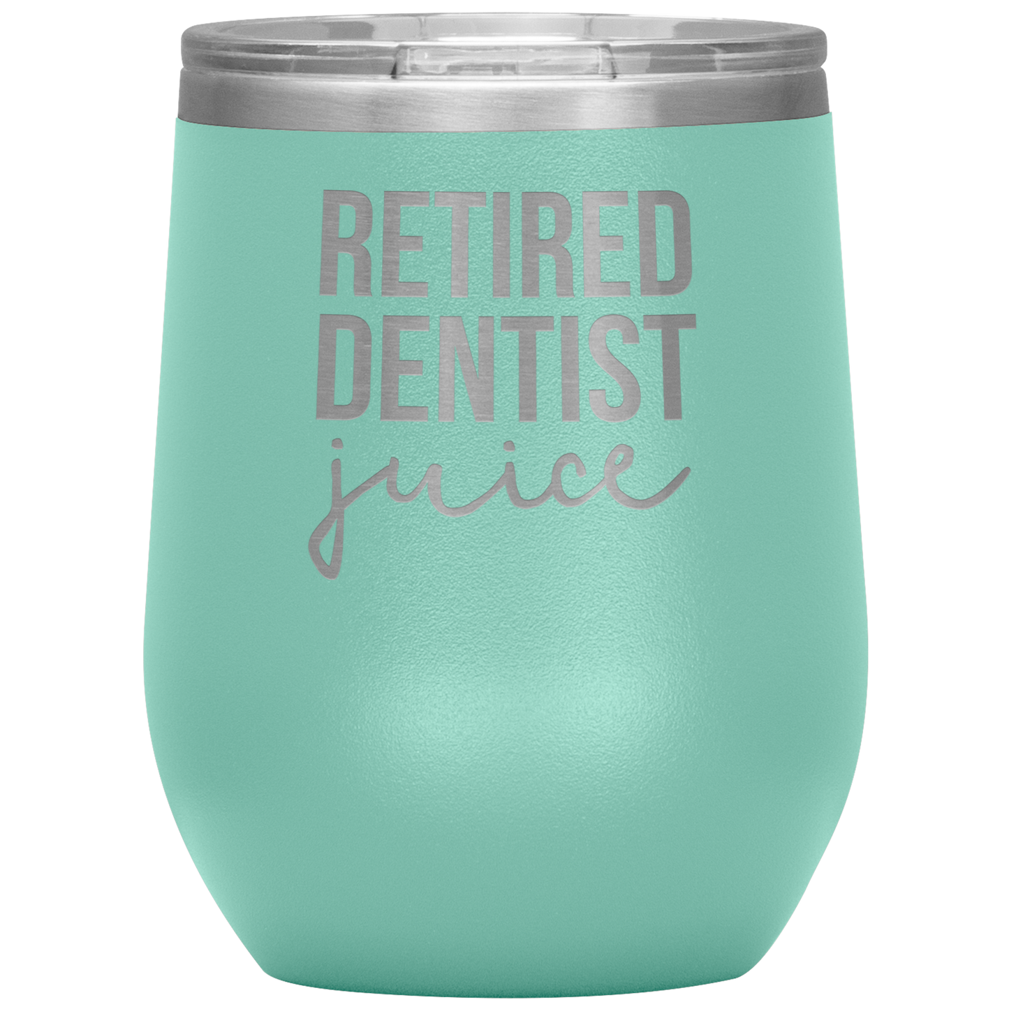 Retired Dentist Wine Tumbler, Retired Dentist Gifts, Travel Wine Cup, Birthday Gifts for Men and Women