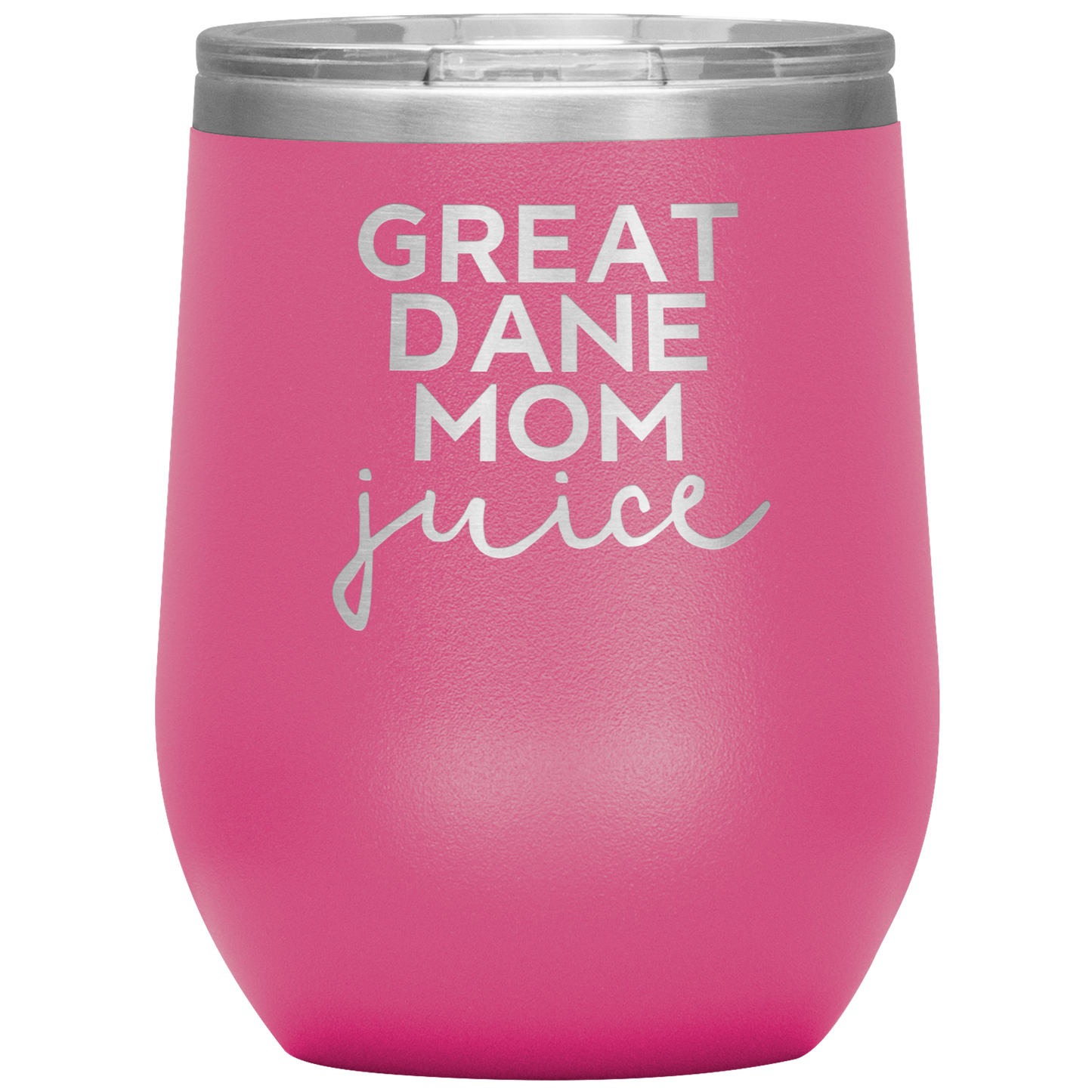 Great Dane Mom Wine Tumbler, Great Dane Mom Gifts, Travel Wine Cup, Birthday Gifts for Men and Women