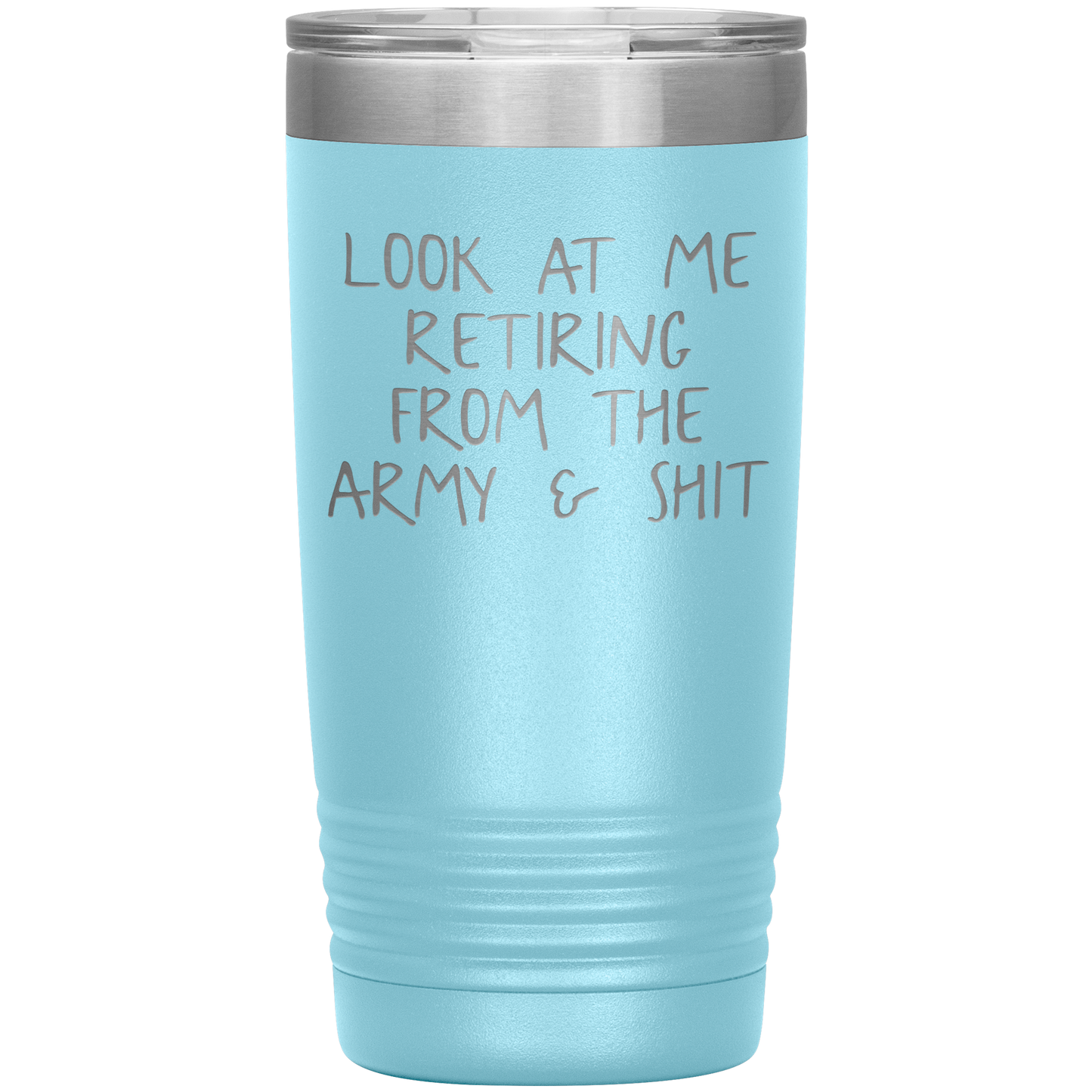 Army Retirement Tumbler, Army Retirement Gifts, Travel Coffee Mug, Birthday Gifts for Men and Women