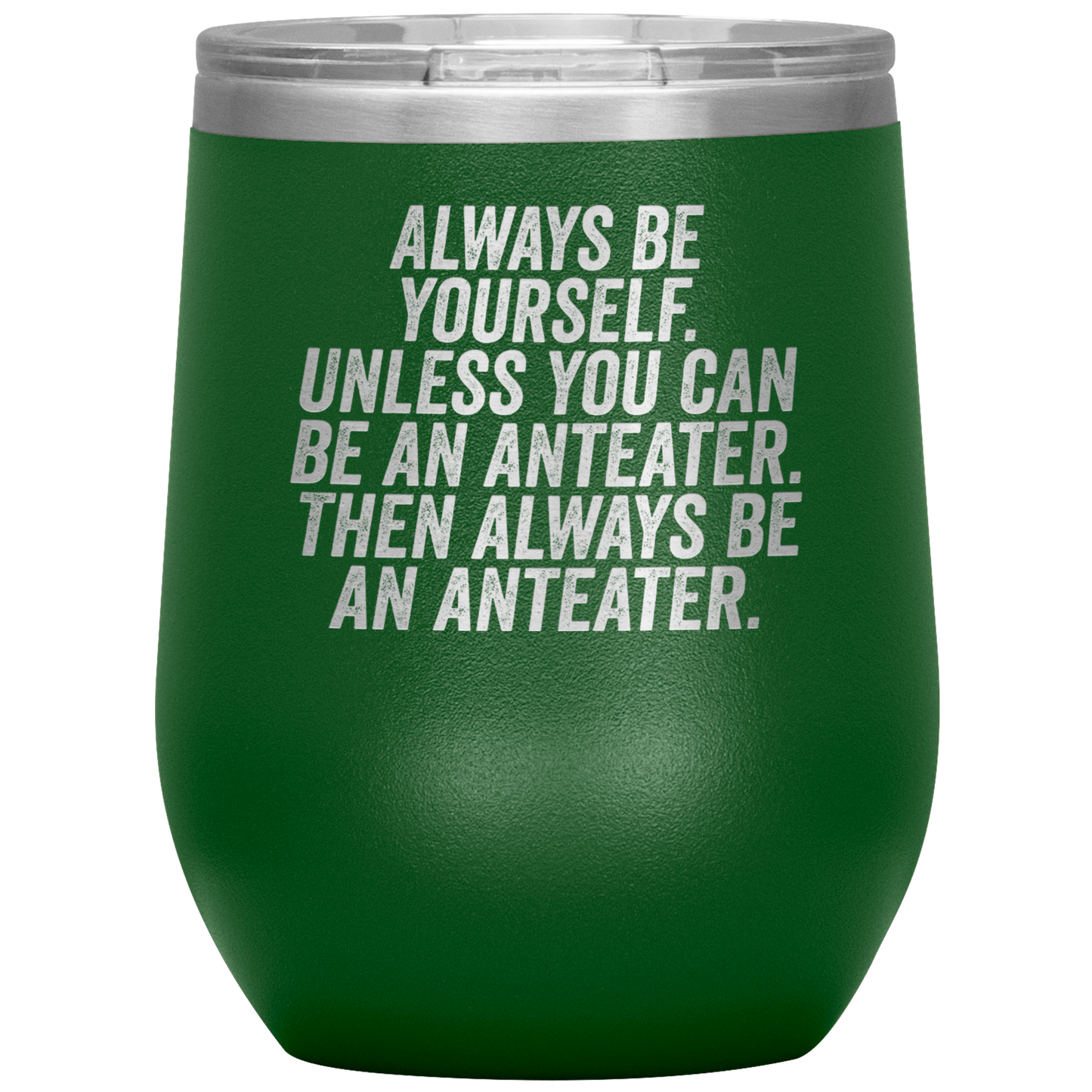 Anteater Wine Tumbler, Anteater Gifts, Travel Wine Cup, Birthday Gifts for Men and Women