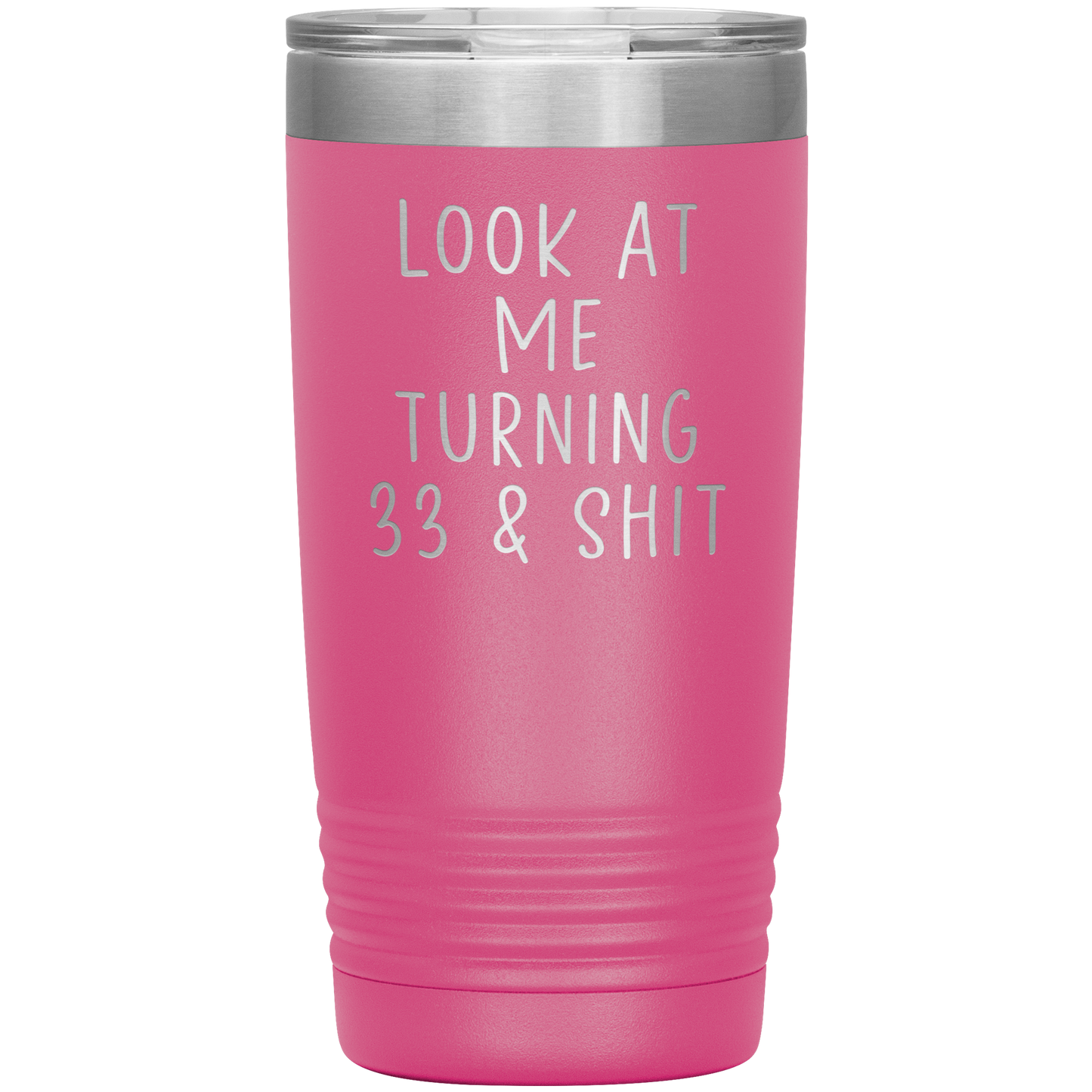 33ème anniversaire Tumbler, 33ème anniversaire des cadeaux, Café de voyage, cadeaux d'anniversaire pour hommes et femmes