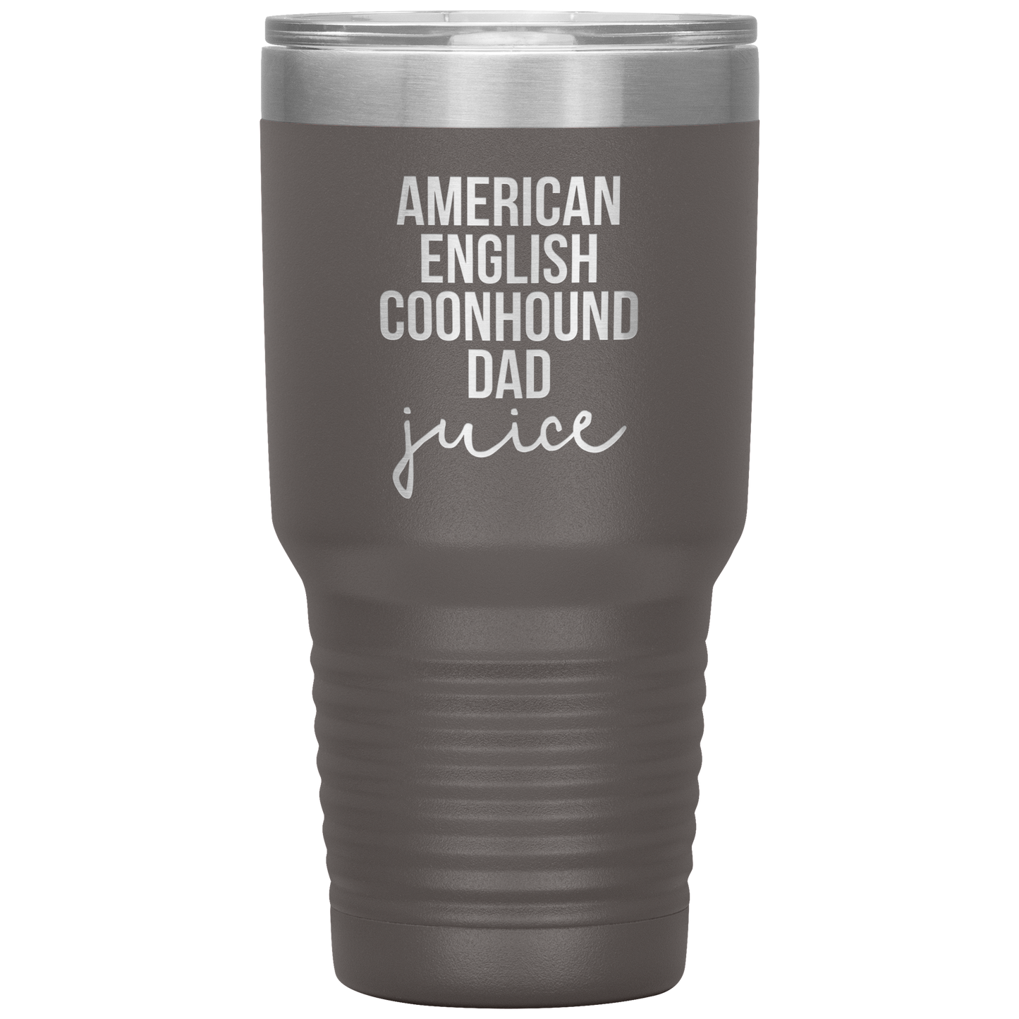 American English Coonhound Dad Tumbler, Funny Travel Coffee Mug, Birthday Gifts for Men and Women