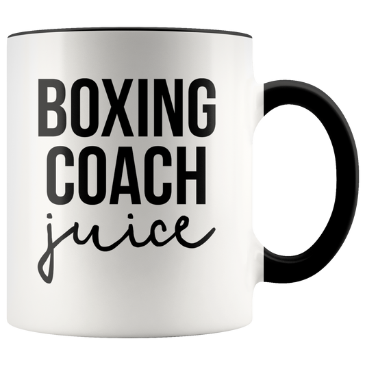 Boxing Coach Gifts, Coffee Mug, Two Tone Accent Cup, Birthday Gift for Men and Women