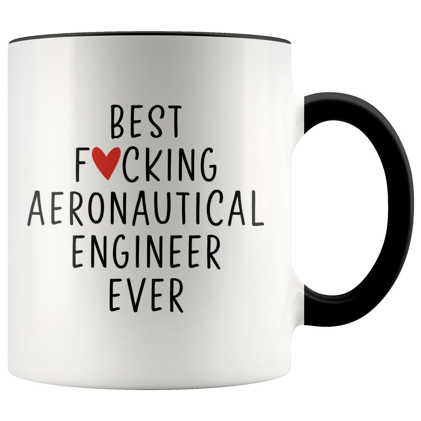 Aeronautical engineer Gifts, Coffee Mug, Two Tone Accent Cup, Birthday Gift for Men and Women