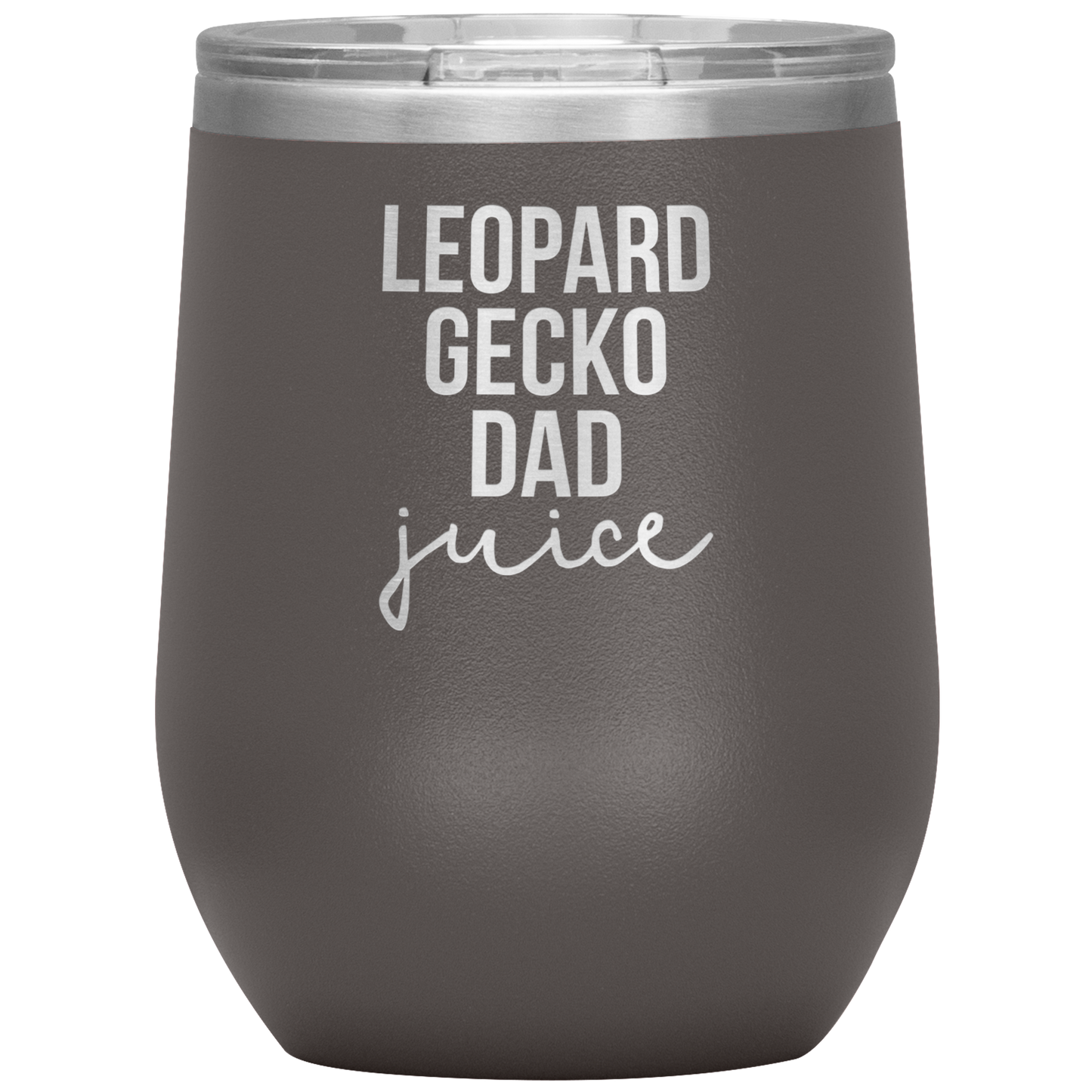 Leopard Gecko Dad Wine Tumbler, Leopard Gecko Dad Gifts, Travel Wine Cup, Birthday Gifts for Men and Women