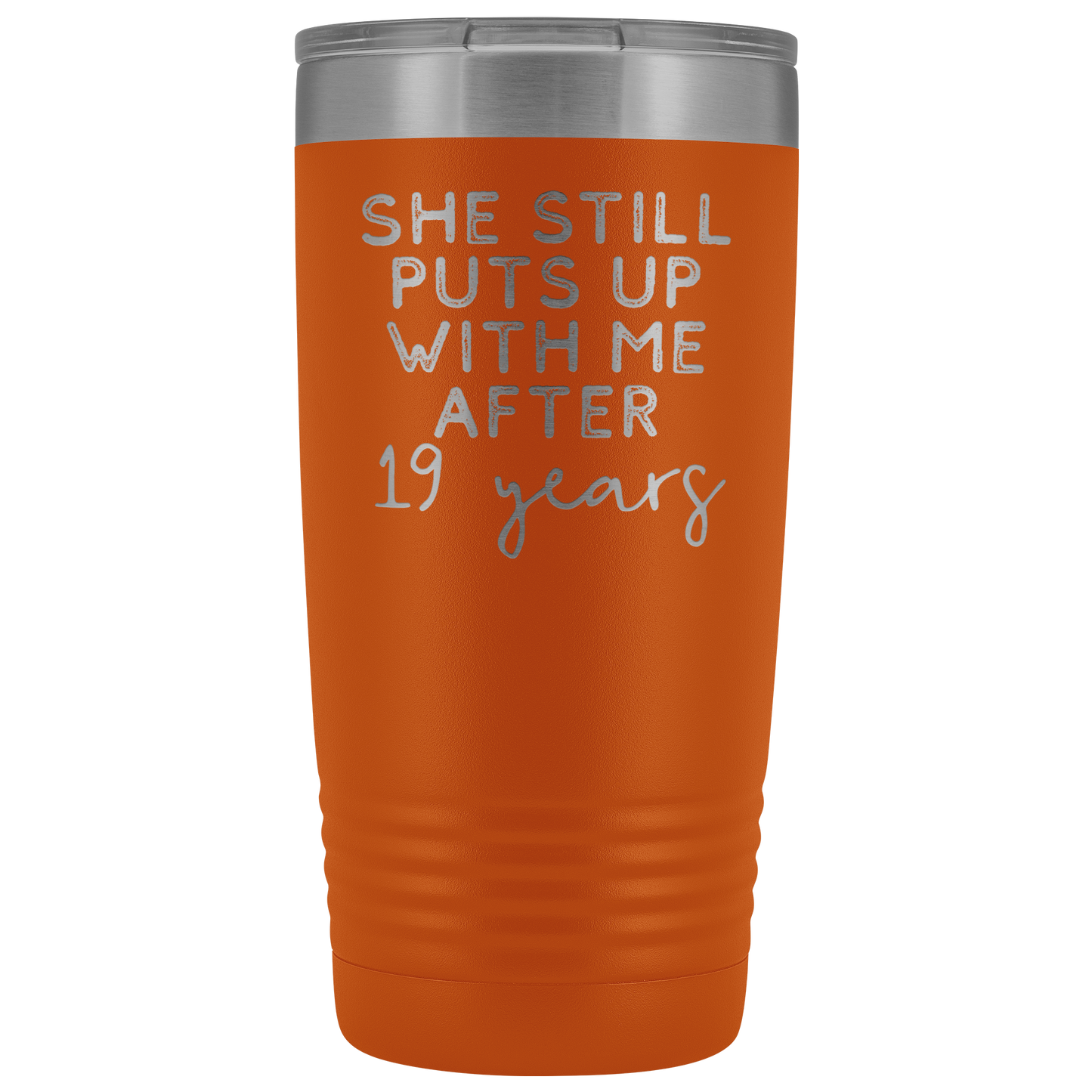 19º Aniversário Presente 19 Anos Aniversário de Casamento Café Caneca Engraçado Marido Tumbler Presentes para Ele Aniversário para Copa masculina