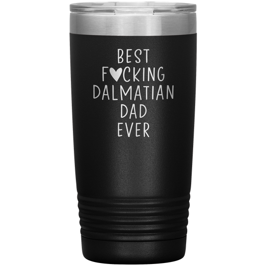 Dalmatian Dad Tumbler, Dalmatian Dad Gifts, Travel Coffee Mug, Birthday Gifts for Men and Women