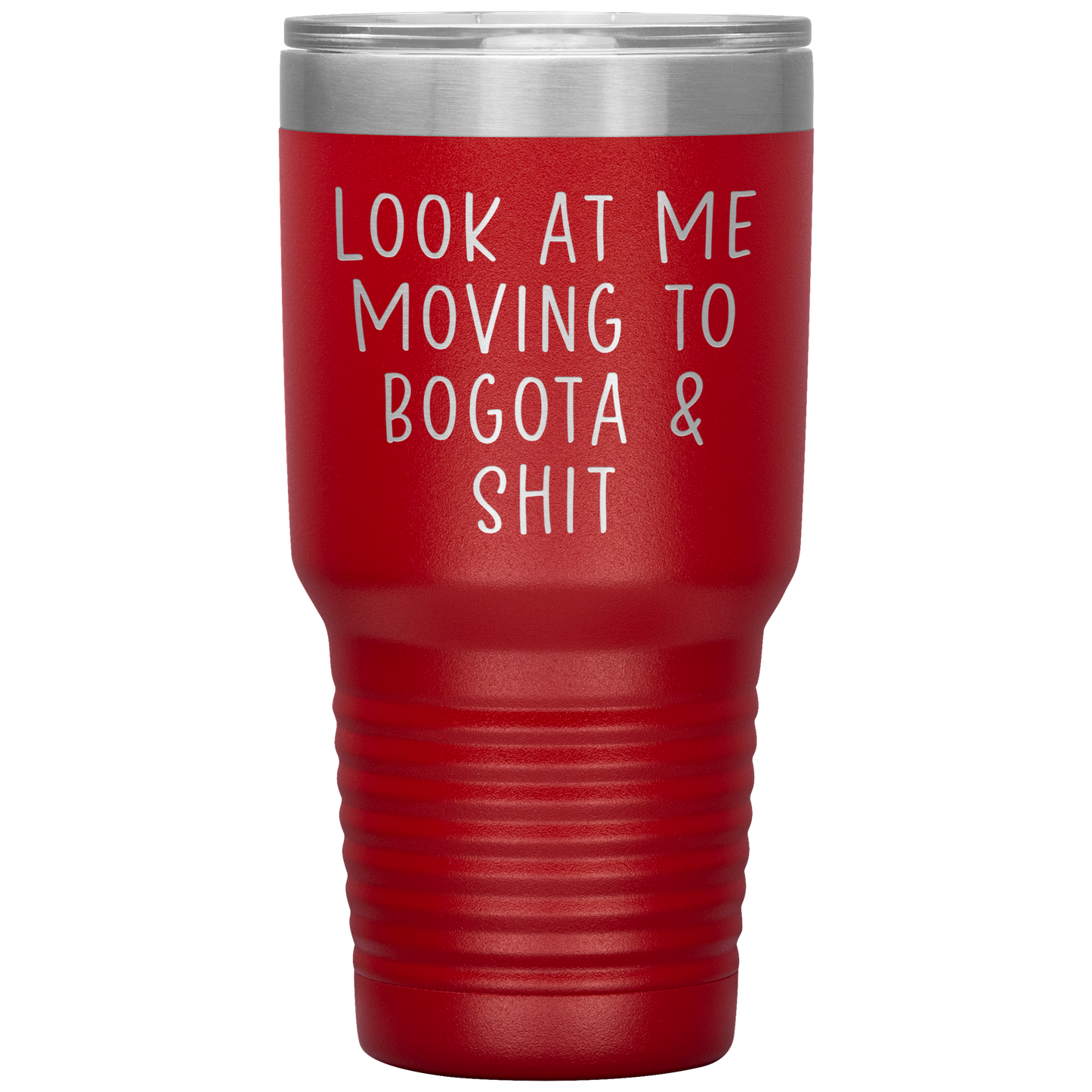 Moving to Bogota Colombia Tumbler, Funny Travel Coffee Mug, Birthday Gifts for Men and Women