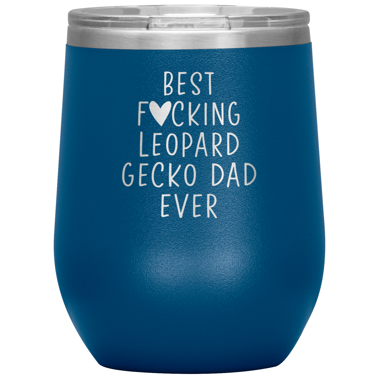 Leopard Gecko Dad Wine Tumbler, Leopard Gecko Dad Gifts, Travel Wine Cup, Birthday Gifts for Men and Women