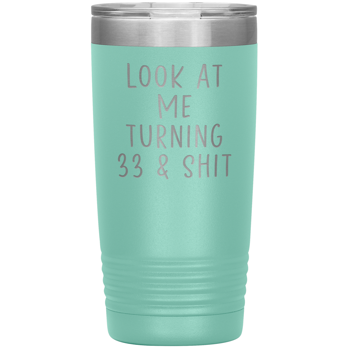 33ème anniversaire Tumbler, 33ème anniversaire des cadeaux, Café de voyage, cadeaux d'anniversaire pour hommes et femmes