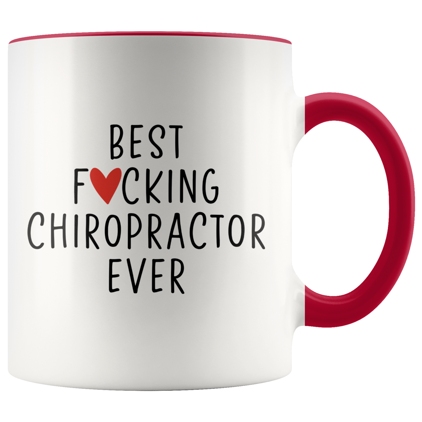 Chiropractor Gifts, Coffee Mug, Two Tone Accent Cup, Birthday Gift for Men and Women