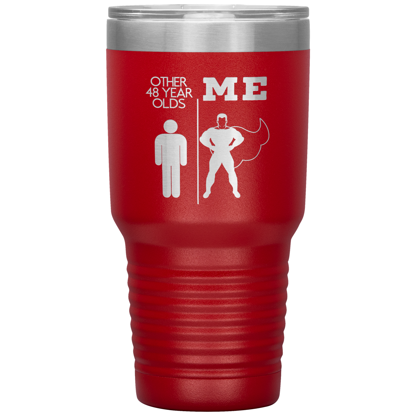 48th Birthday Tumbler, 48th Birthday Gifts, Travel Coffee Mug, Birthday Gifts for Men and Women