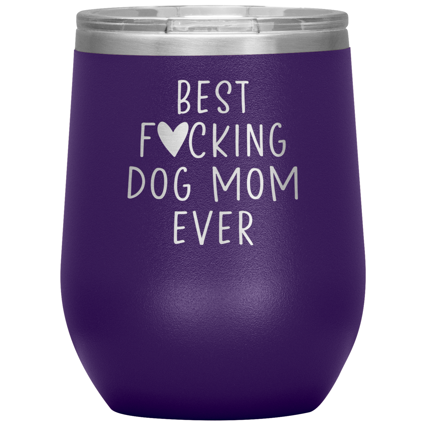 Dog Mom Wine Tumbler, Dog Mom Gifts, Travel Wine Cup, Birthday Gifts for Men and Women