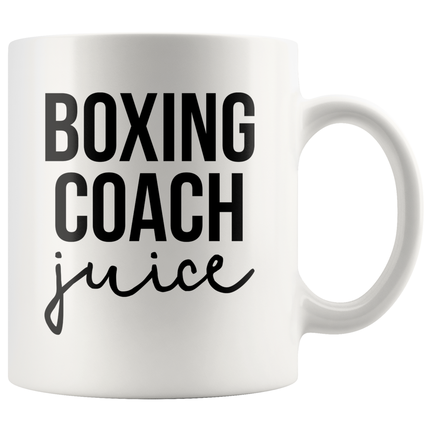 Boxing Coach Gifts, Coffee Mug, Two Tone Accent Cup, Birthday Gift for Men and Women