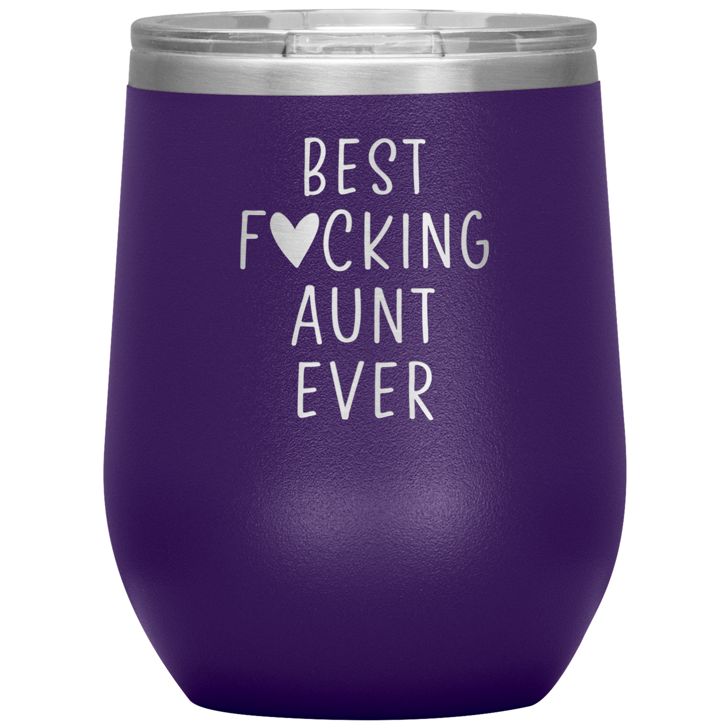 Aunt Wine Tumbler, Aunt Gifts, Travel Wine Cup, Birthday Gifts for Men and Women