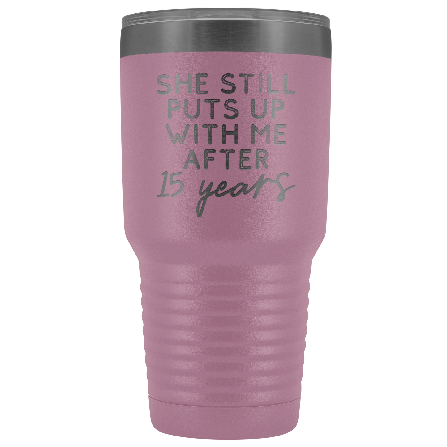 15th Anniversary Gift 15 Anni Anniversario di Matrimonio Caffè Tazza Divertente Marito Tumbler Regali per Lui Anniversario Cristallo per Men Cup