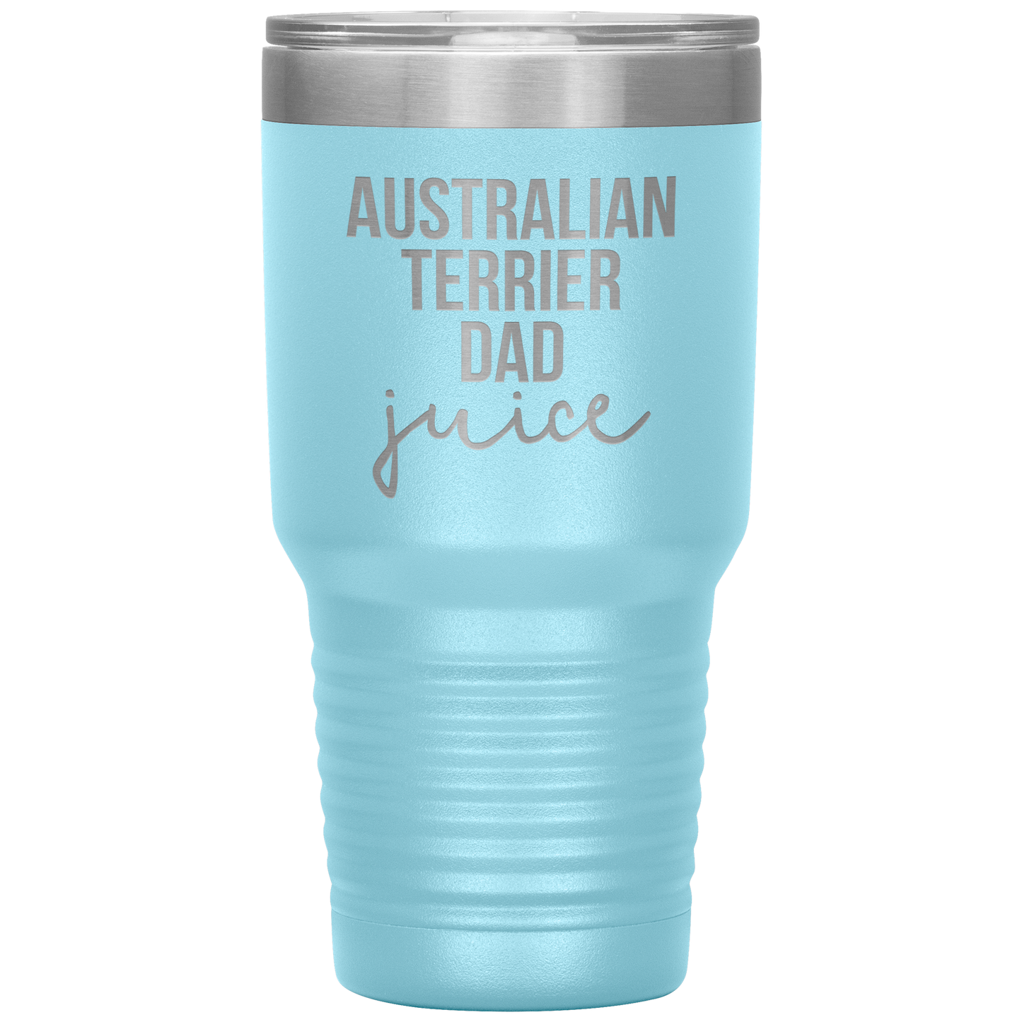 Australian Terrier Dad Tumbler, Funny Travel Coffee Mug, Birthday Gifts for Men and Women