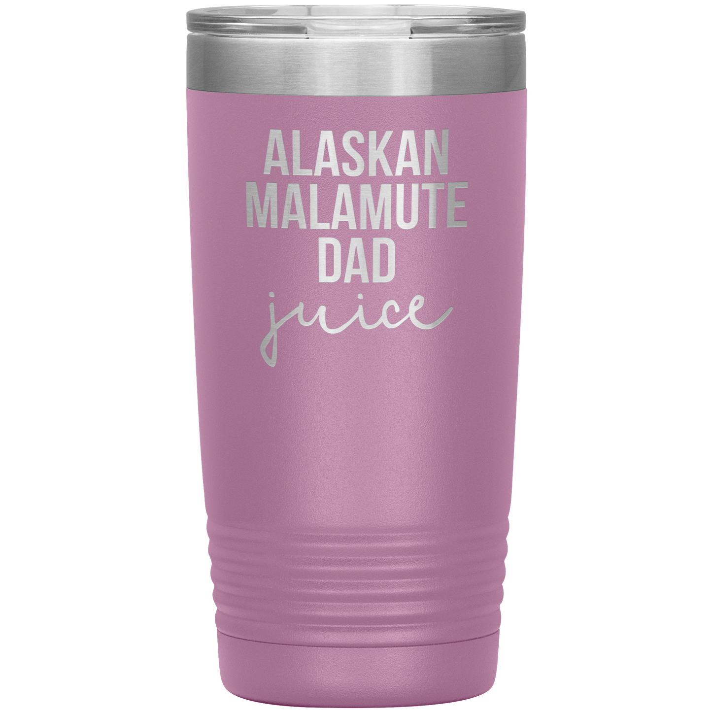 Alaskan Malamute Dad Tumbler, Funny Travel Coffee Mug, Birthday Gifts for Men and Women