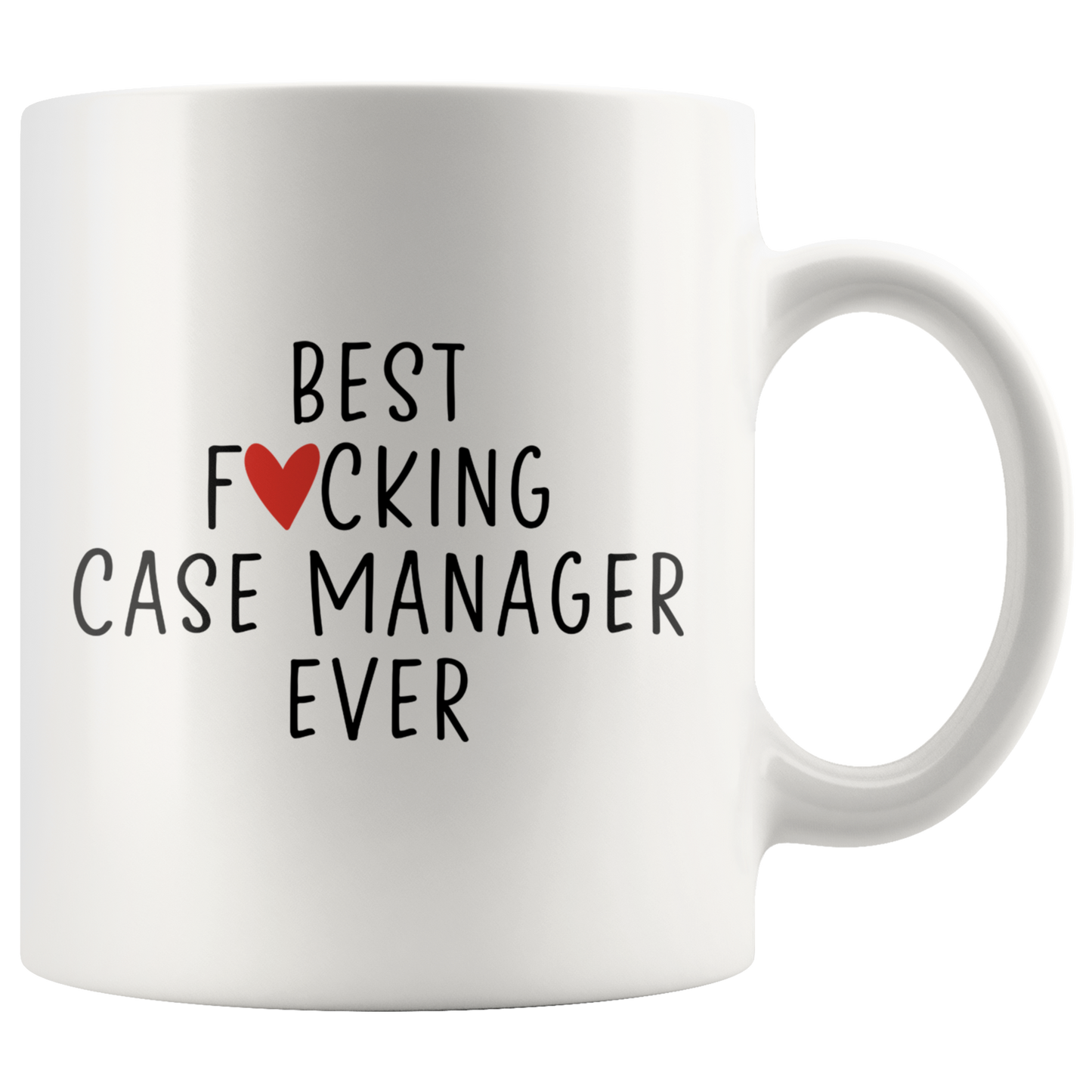 Case manager Gifts, Funny Coffee Mug, Two Tone Accent Cup, Birthday Gift for Men and Women