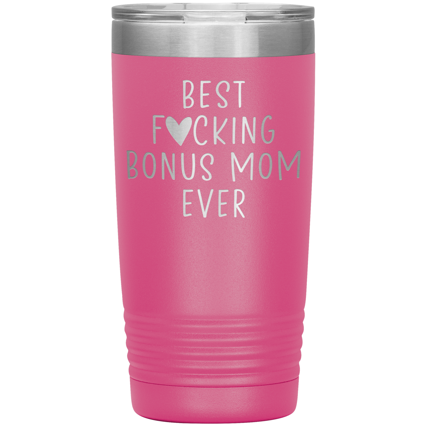 Bonus Mom Tumbler, Bonus Mom Gifts, Travel Coffee Mug, Birthday Gifts for Men and Women