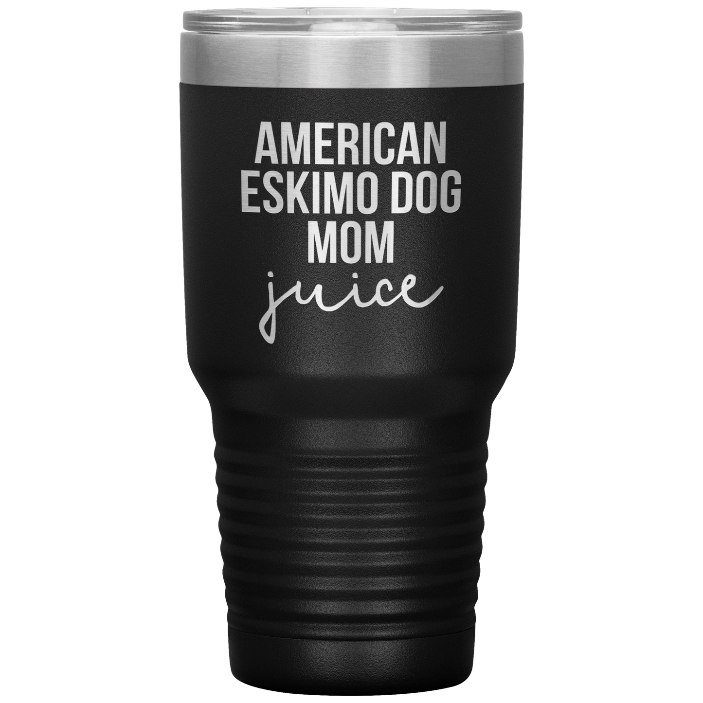 American Eskimo Dog Mom Tumbler, Funny Travel Coffee Mug, Birthday Gifts for Men and Women