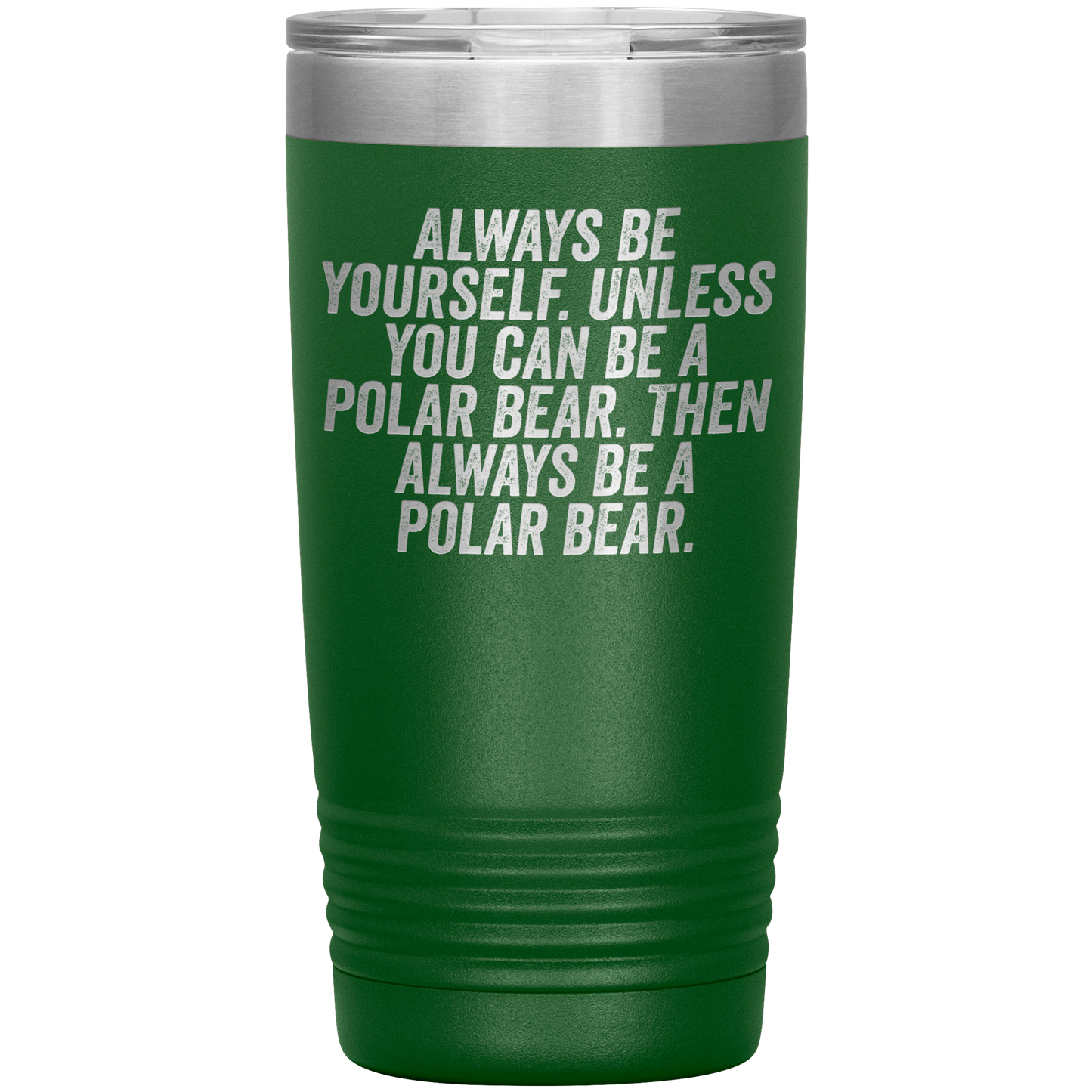 Polar Bear Tumbler, Polar Bear Gifts, Travel Coffee Mug, Birthday Gifts for Men and Women