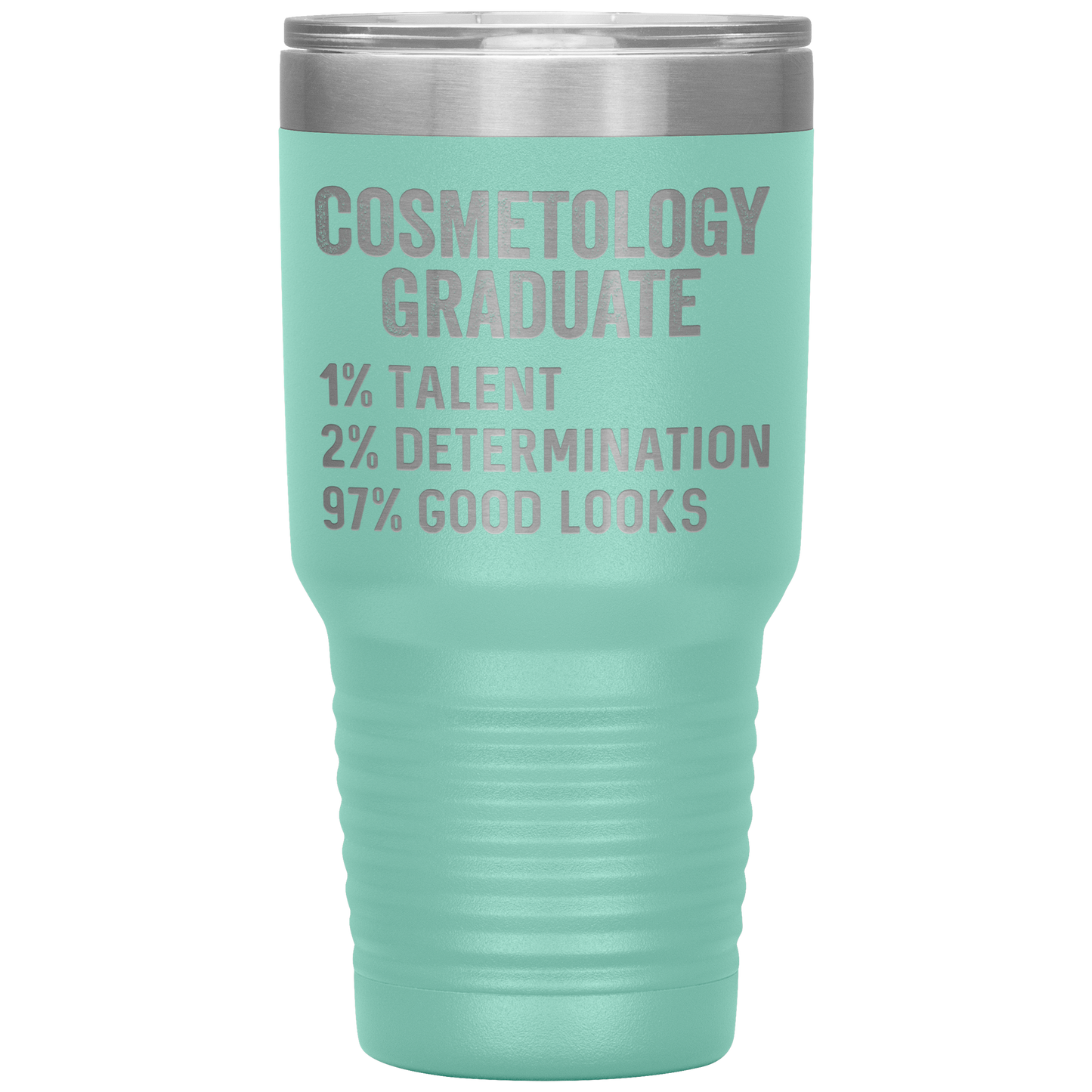 Cosmetology Graduate Tumbler, Funny Cosmetologist Graduation Travel Coffee Mug, Birthday Gifts for Men and Women