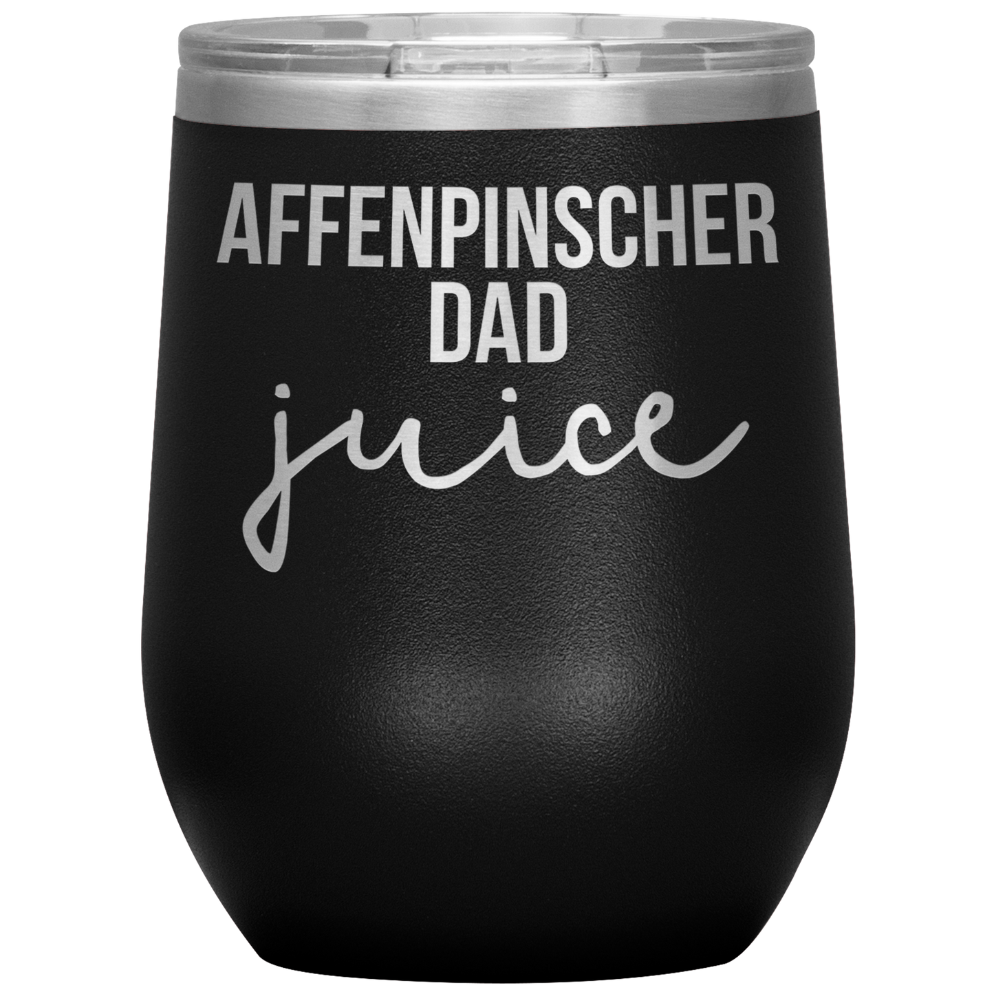 Affenpinscher Dad Wine Tumbler, Funny Travel Wine Cup, Birthday Gifts for Men and Women