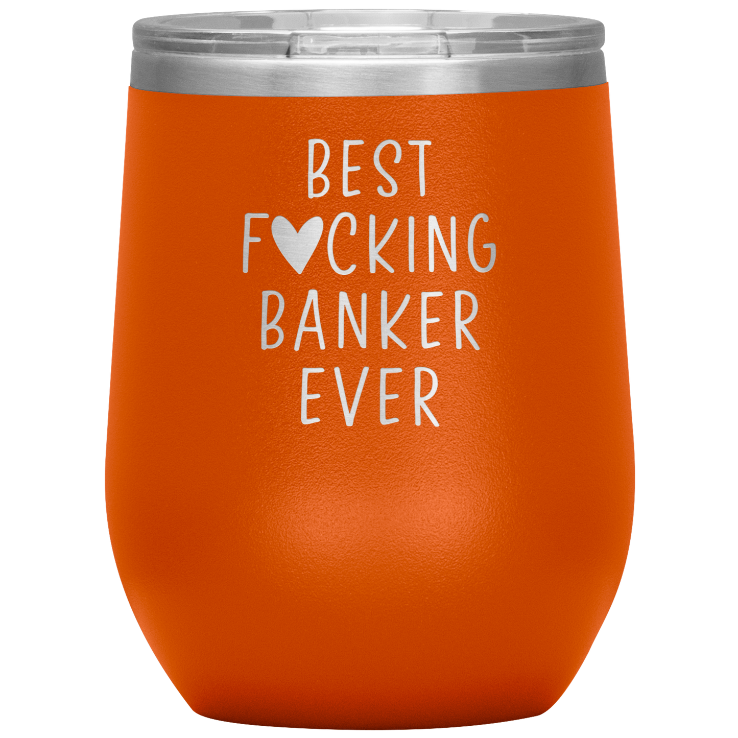 Banker Wine Tumbler, Funny Gifts, Travel Wine Cup, Birthday Gifts for Men and Women