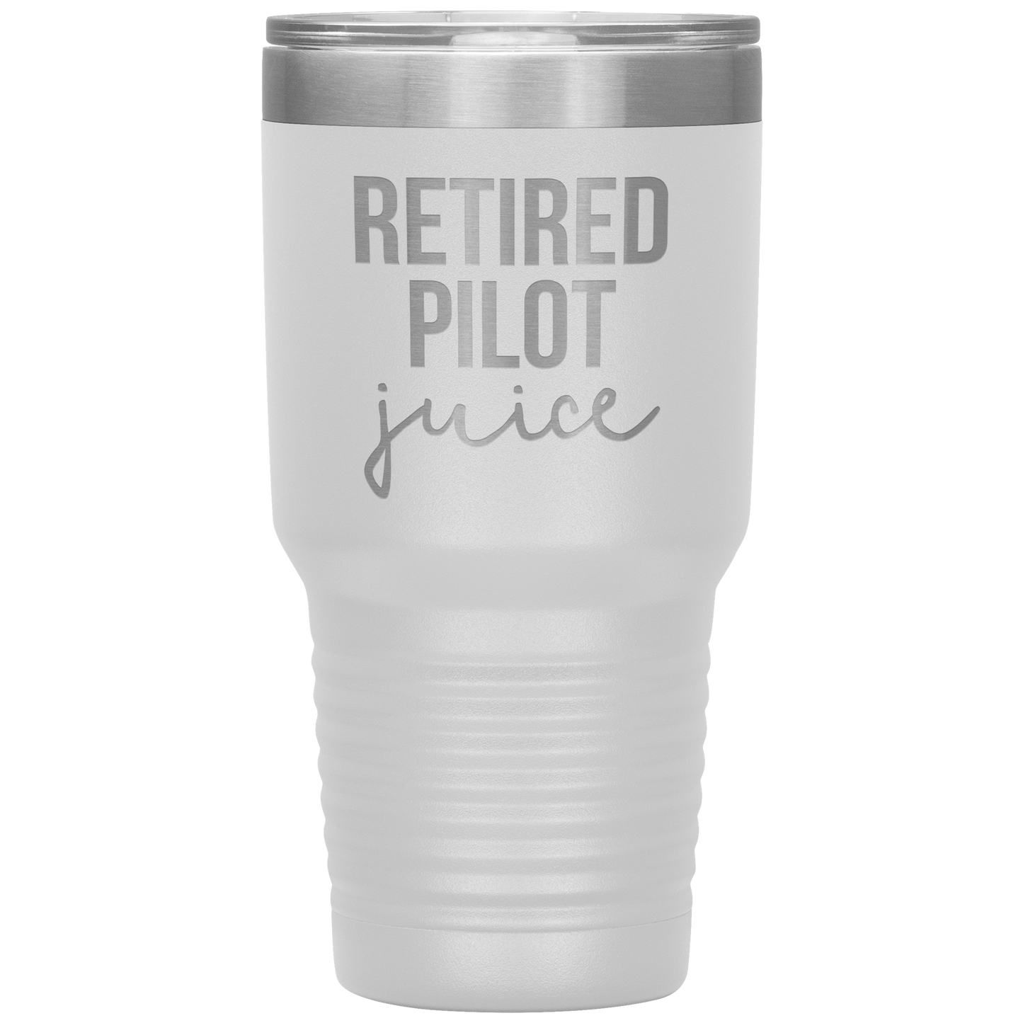 Retired Pilot Retirement Tumbler, Retired Pilot Retirement Gifts, Travel Coffee Mug, Birthday Gifts for Men and Women