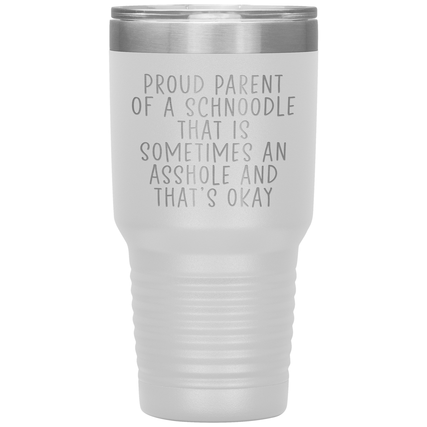 Schnoodle Tumbler, Schnoodle Gifts, Travel Coffee Mug, Birthday Gifts for Men and Women