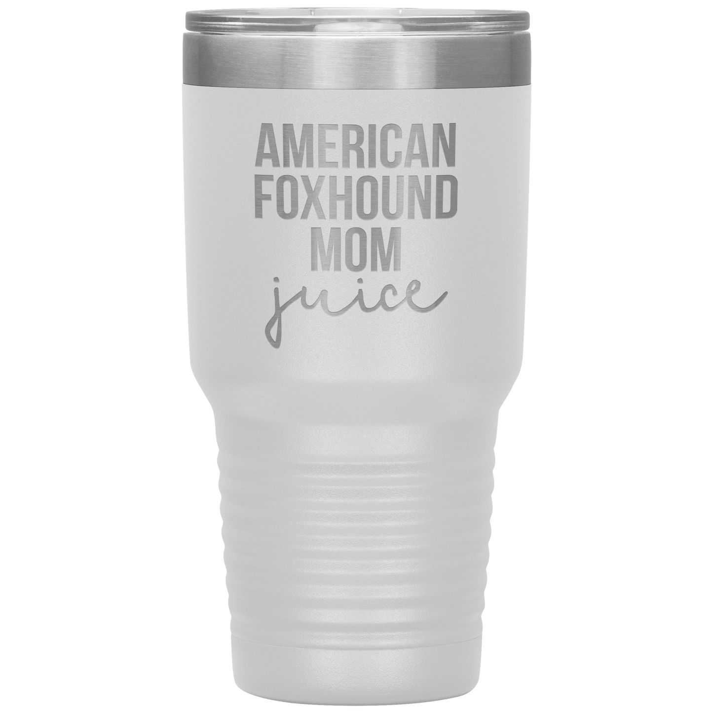 American Foxhound Mom Tumbler, Funny Travel Coffee Mug, Birthday Gifts for Men and Women