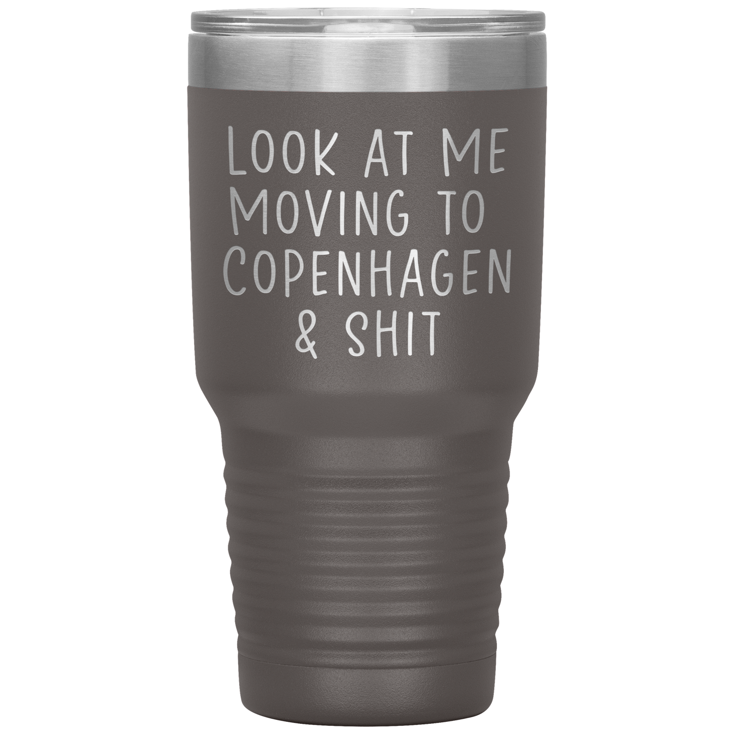 Moving to Copenhagen Denmark Tumbler, Funny Travel Coffee Mug, Birthday Gifts for Men and Women