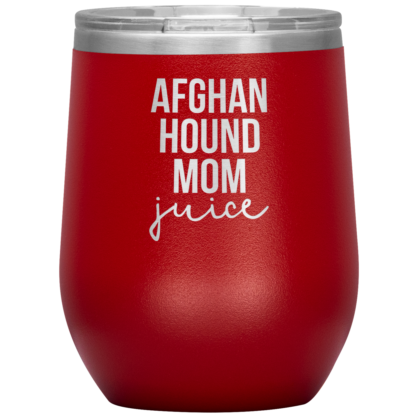 Afghan Hound Mom Wine Tumbler, Funny Travel Wine Cup, Birthday Gifts for Men and Women