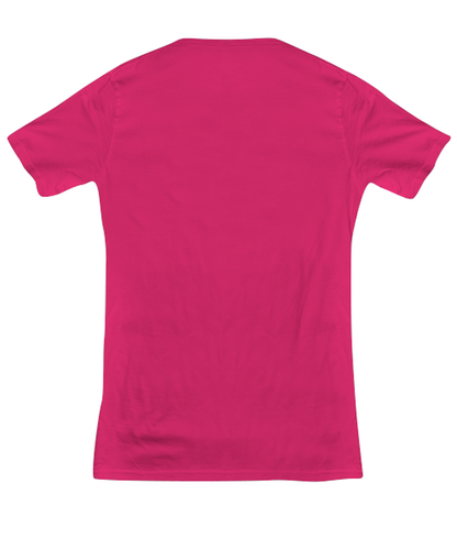 Breast Cancer Survivor V Neck Tee Shirt Vneck Tshirt