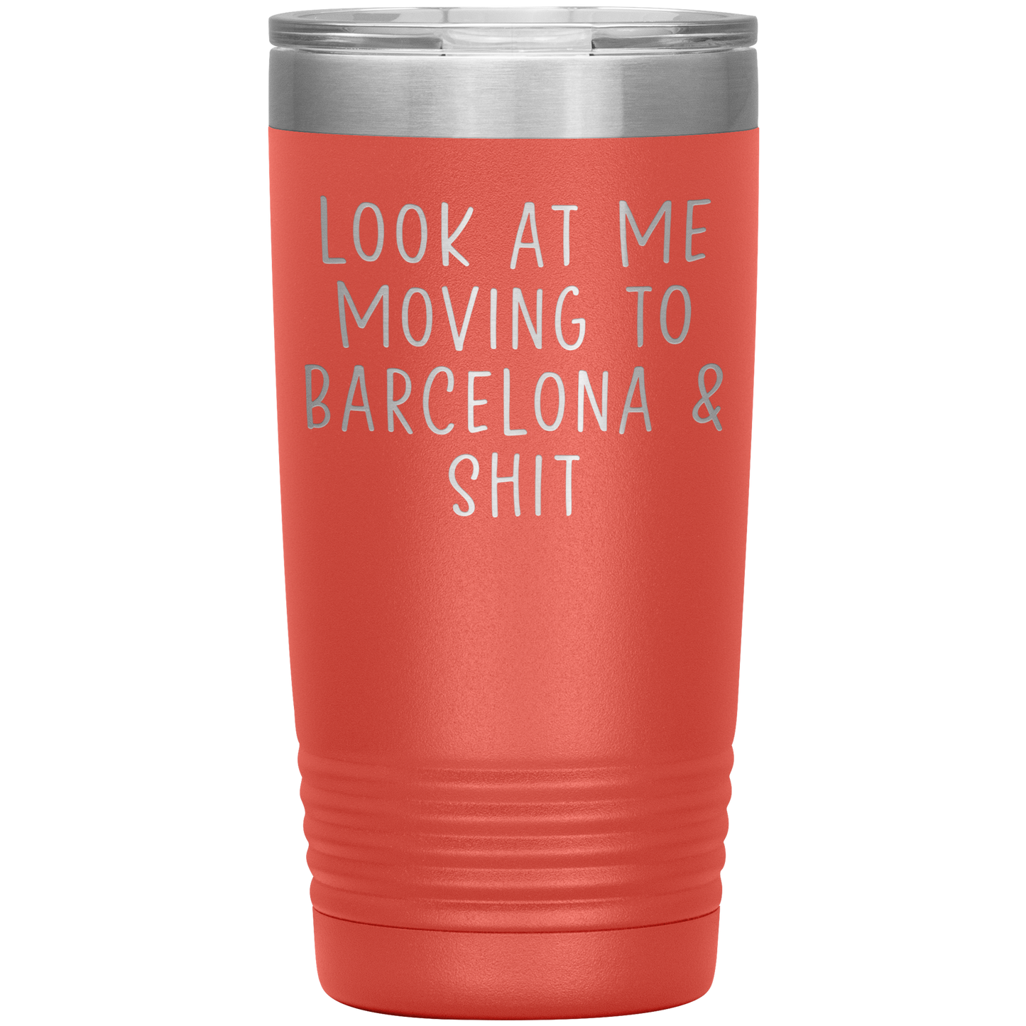 Moving to Barcelona Spain Tumbler, Funny Moving Away Travel Coffee Mug, Birthday Gifts for Men and Women