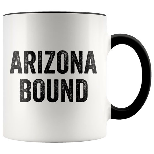 Moving to Arizona Gifts, Coffee Mug, Two Tone Accent Cup, Birthday Gift for Men and Women