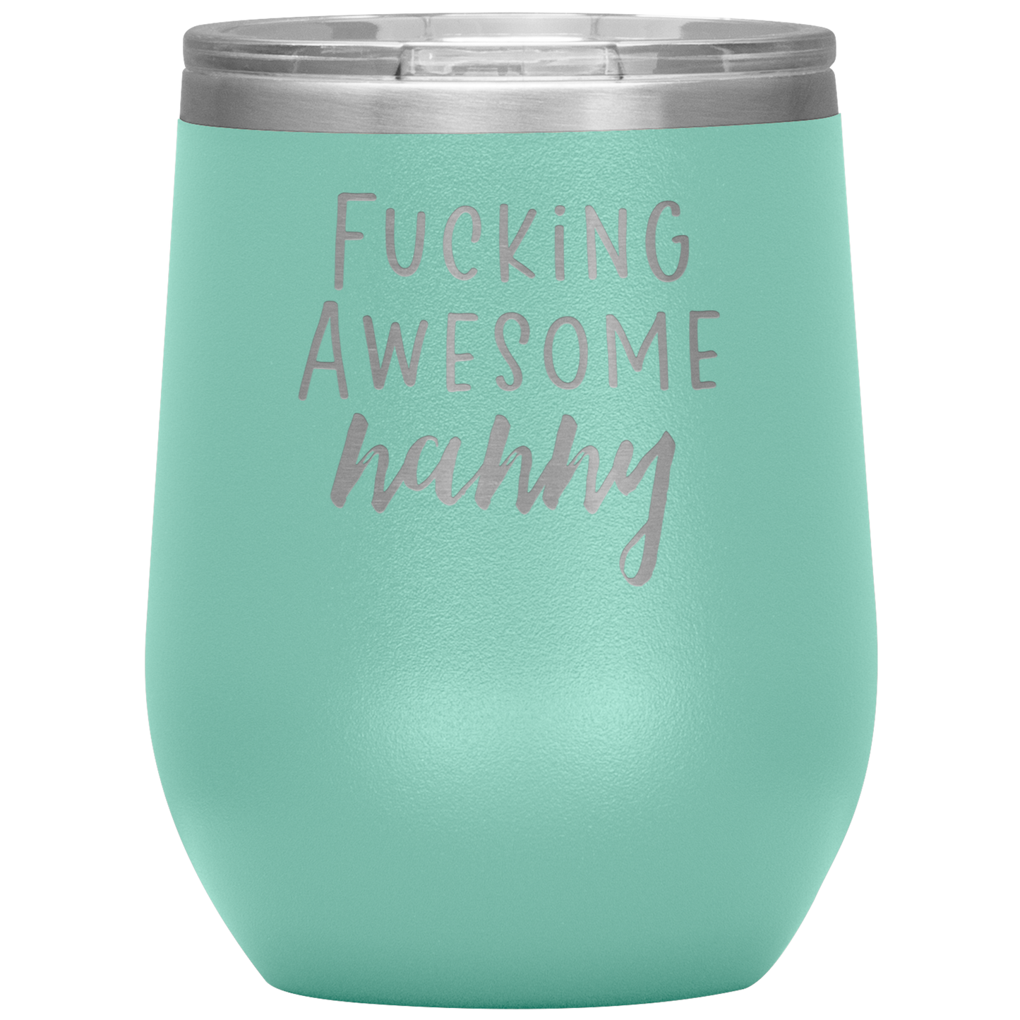 Nanny Wine Tumbler, Nanny Gifts, Travel Wine Cup, Birthday Gifts for Men and Women