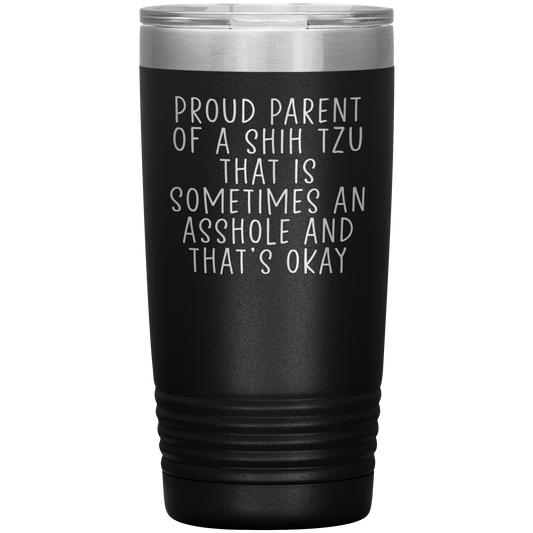 Shih Tzu Tumbler, Shih Tzu Gifts, Travel Coffee Mug, Birthday Gifts for Men and Women