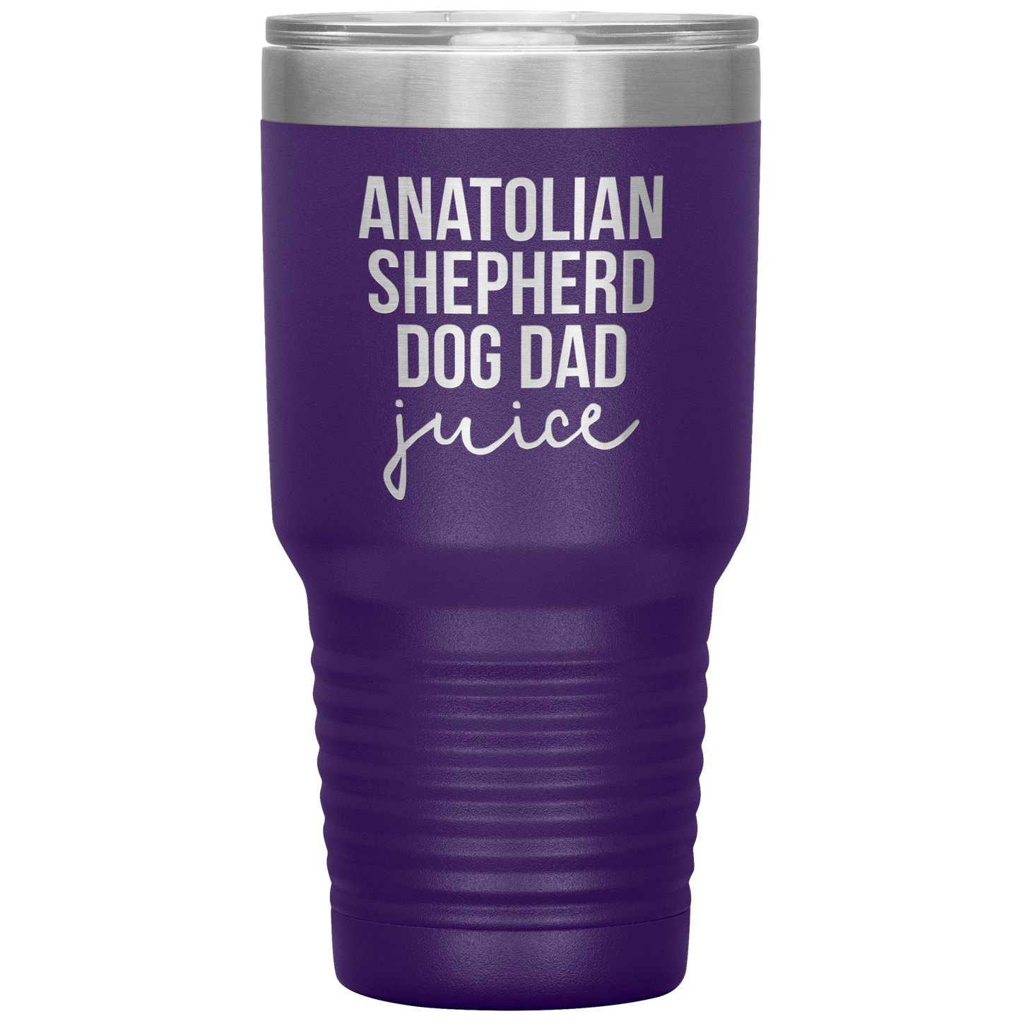 Anatolian Shepherd Dog Dad Tumbler, Funny Travel Coffee Mug, Birthday Gifts for Men and Women