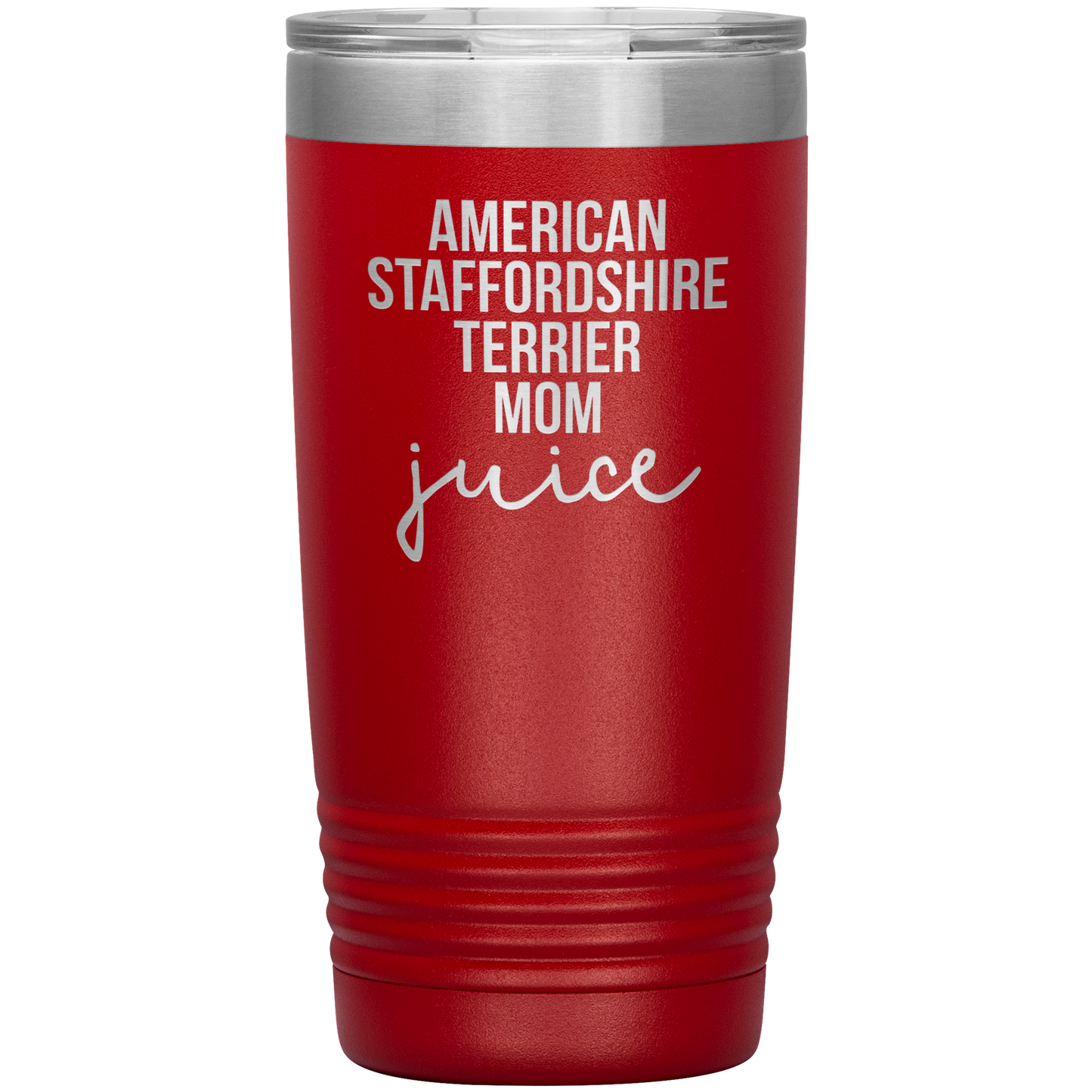 American Staffordshire Terrier Mom Tumbler, Funny Travel Coffee Mug, Birthday Gifts for Men and Women