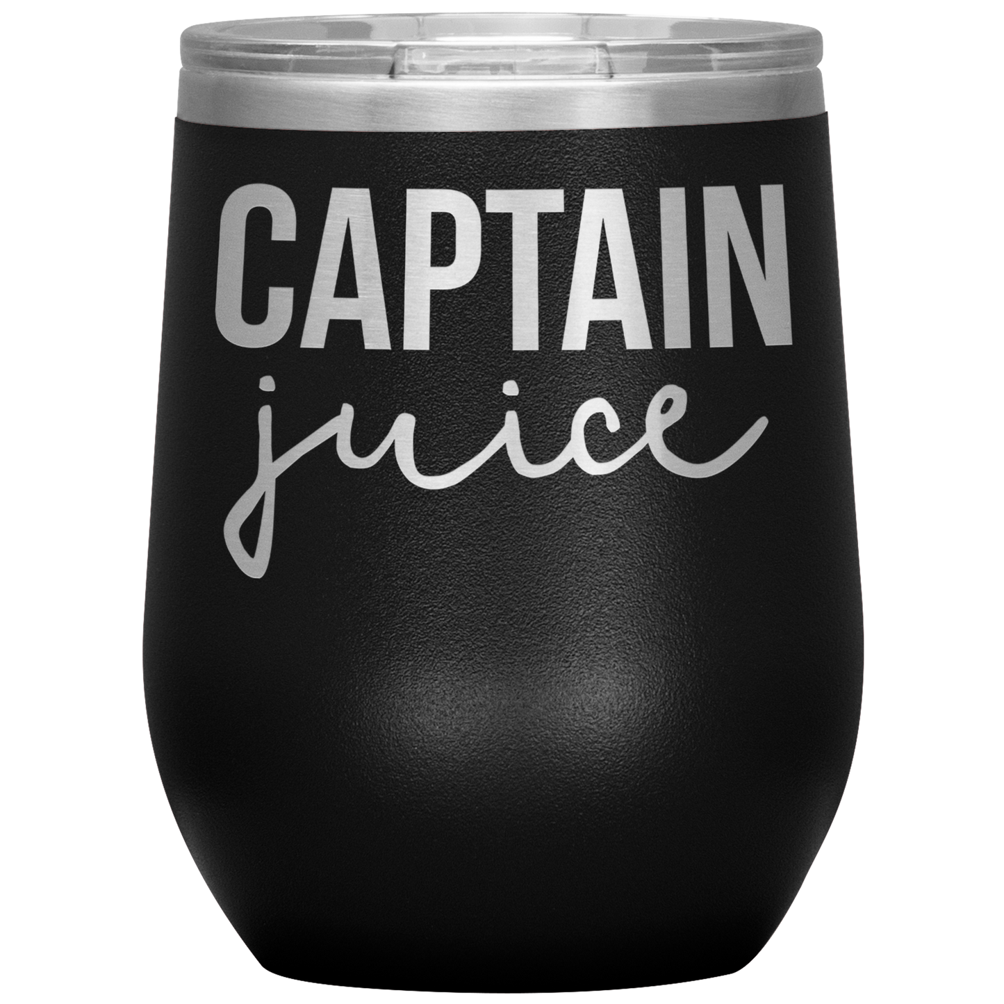 Capitán Wine Tumbler, Capitán Regalos, Copa de vino de viaje, Regalos de cumpleaños para hombres y mujeres