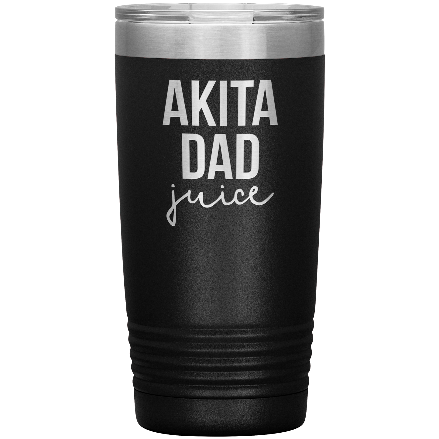 Akita Dad Tumbler, Funny Travel Coffee Mug, Birthday Gifts for Men and Women