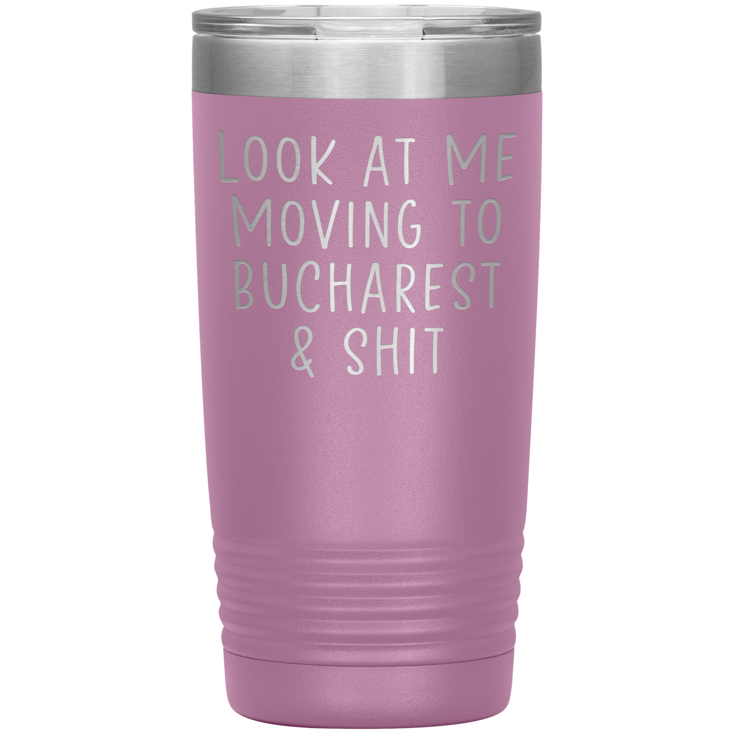 Moving to Bucharest Romania Tumbler, Funny Moving Away Travel Coffee Mug, Birthday Gifts for Men and Women