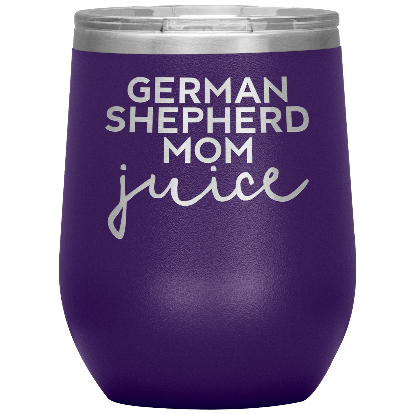 German Shepherd Mom Wine Tumbler, German Shepherd Mom Gifts, Travel Wine Cup, Birthday Gifts for Men and Women